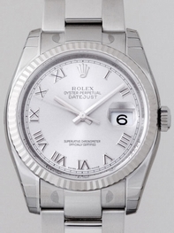 Rolex Datejust Mens 116234SRO Stainless Steel Case Swiss Watch