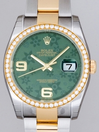 Automatic Rolex 116243 Mens Green Floral Watches