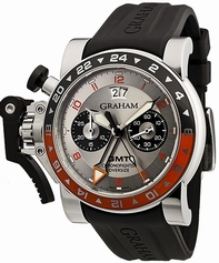 Graham 2OVASGMT.S01A.K10B 47mm 100meters(330 feet ) Water Resistant Watch