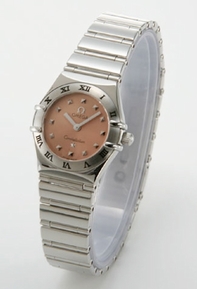 Copper Omega 1561.61.00 Womens Stainless Steel Watch