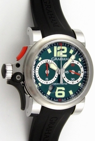 Graham Chronofighter RAC 2TRAS.G01A.K43B Olive Green Dial Dial Watch