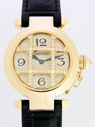 Mens Cartier Pasha WJ11951G Yellow Gold Watch