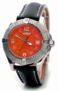 Breitling SuperOcean A17360 Orange Dial Watch