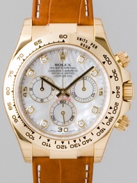 Mens Rolex Daytona 116518 18K Yellow Gold Watch