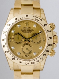 Rolex Mens 18k Yellow Gold Watch 116528