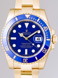 Automatic Rolex 16618BLSO Mens Blue Index Watches