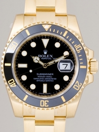 Rolex 16618BKSO Automatic 18kt Yellow Gold Watch