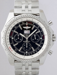 Mens Breitling Bentley A4436212-B728 White Gold Watch