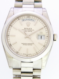 Rolex 118206 Automatic Platinum Watch