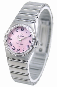 Omega Constellation Ladies 1476.83.00 Stainless Steel Case Swiss Watch