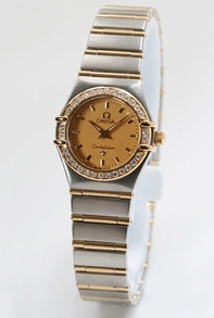 Yellow/ Gold  Omega 1267.10.00 Womens Stainless Steel/Yellow Gold  Watch