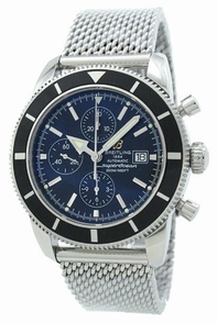 Blue Breitling A272B08OCA Mens White Gold Watch