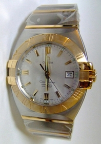 Omega Constellation 1213.30.00 Stainless Steel & Gold Case Swiss Watch