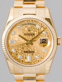 Mens Rolex President Mens 118238 18kt Yellow Gold Watch