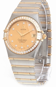 Omega Constellation 1207.15.00 Yellow Gold Diamond Dial Watch