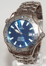 Omega 2231.80.00 Blue Baton Watch