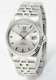 Tudor Glamour Date-Day Lady TD76214SL Silver Dial Watch