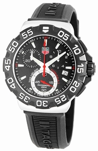 Black Tag Heuer CAH1110.BT0714 Mens Stainless Steel Watch