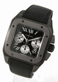 Automatic Cartier W020005 Mens Black Watches