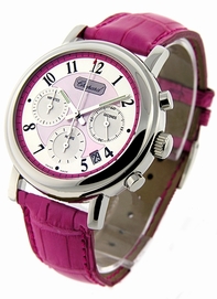 White Chopard 16/8331-11_pink_strap Womens Stainless Steel Watch