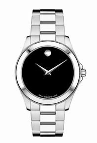 Movado Mens Stainless Steel Watch 605746