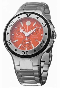 Swiss Quartz  Movado 2600041 Mens Orange Watches