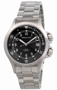 Automatic Hamilton H77515133 Mens Black Watches