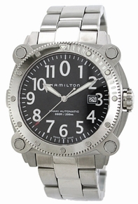 Mens Hamilton Khaki Navy H78555133 Stainless Steel Watch