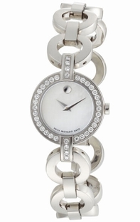 Movado Bela Moda 606265 Silver Dial Watch