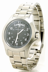 Black Hamilton H64451133 Mens Stainless Steel Watch