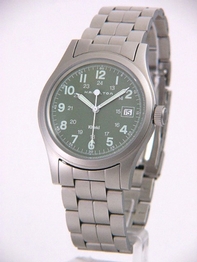 Green Hamilton H68511163 Mens Stainless Steel Watch