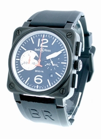 Automatic Bell Ross BR-03-94-BKSL-CAR Mens Watches