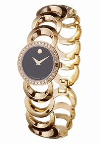 Movado 605529 Swiss Quartz  Gold tone Stainless Steel Watch