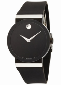 Swiss Quartz  Movado 606269 Womens Black Watches