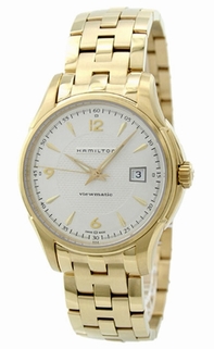 White Hamilton H32535155 Mens Polished and Brushed Gold Plated Stainless Steel Watch