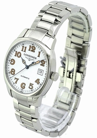 White Longines L2.699.4.23.6 Mens Stainless Steel Watch