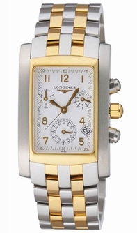 Longines L5.672.5.13.8 Quartz Stainless Steel and Yellow Gold Watch