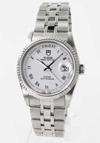 Tudor Glamour Date Lady TD76214WHR5 Stainless Steel Case Swiss Watch