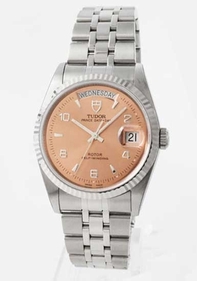 Tudor Glamour Date-Day Lady TD76214PKA5 Pink Dial Watch