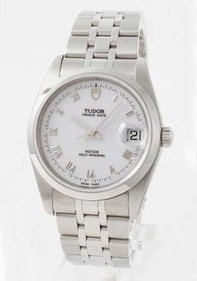 Mens Tudor GranTour Date TD74000WHR5 Stainless Steel Watch