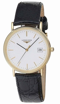 Longines Presence L4.720.2.12.2 18kt Rose Gold Case Swiss Watch