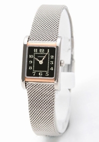 Longines Womens Stainless Steel and Pink Gold Watch L5.173.5.53.6