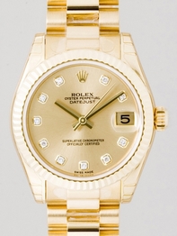 Rolex 178278 President Midsize Series Mens Watch