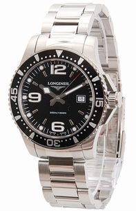 Longines L3.640.4.56.6 Black Quarter Arabic Watch