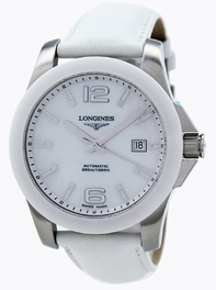 Automatic Longines L3.657.4.86.3 Womens White Mother Of Pearl Watches