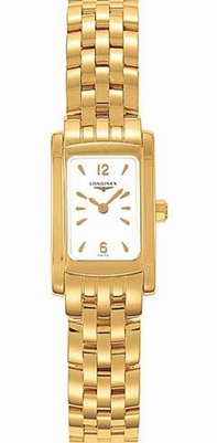 Longines Dolce Vita L5.158.6.16.6 Yellow Gold Case Swiss Watch