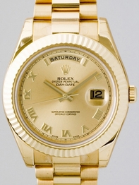 Automatic Rolex 218238 Mens Yellow Watches