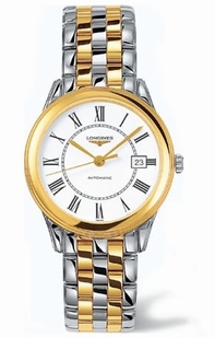 Longines L4.774.3.21.7 White Roman Numeral Watch