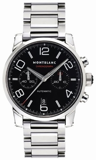 Montblanc Time Walker 102341 Stainless Steel Case Swiss Watch