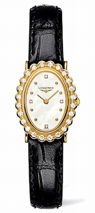 Womens Longines Presence L4.224.7.88.2 Gold set with Diamonds Watch